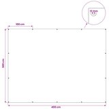 CERADA s rupama Bijela 3 x 4 m 180 gsm PE | shoptok.hr