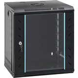 vidaXL Omara za omrežje s shranjevanjem Črna 53 x 45 x 60 cm Jeklo | Shoptok.si