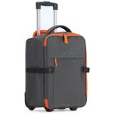  Putna torba s ručkom sivo narančasta 32 x 24 x 43 cm | shoptok.hr