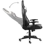 vidaXL Okretna igraća stolica bijela PVC | shoptok.hr