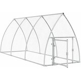 Kavez za kokoši srebrni 300 x 105 x 120 cm od pocinčanog čelika | shoptok.hr