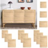 vidaXL Vrata z letvicami 2 kosa trdna borovina 69x39,4 cm Cene