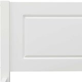  Posteljni okvir iz trdne borovine bel 140x200 cm | Shoptok.si