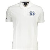 La Martina MEN&#39;S SHORT SLEEVE POLO WHITE Cene