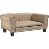 Krevet za pse cappuccina 70 x 45 x 30 cm od umjetne kože | shoptok.hr