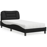 vidaXL Krevet s madracem crni 80 x 200 cm od umjetne kože Cijene
