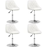 Maison Chic Jedilni stoli - Vzorci stoli 4 kosi belo umetno usnje A652, (22031990) | Shoptok.si