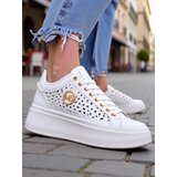 Resti Aurelia Bianca – White Platform Sneakers Ecru | ePonuda.com