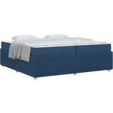  Konstrukcija postelje z vzmetnico Modra 200 x 200 cm blago, (5000127454) | Shoptok.si