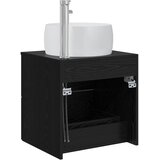  Umivaonik s policom Crni hrast 49,5 x 44,5 x 66 cm | shoptok.hr