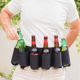  Pivski opasač s otvaračem boca - crni u
