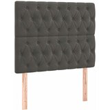 Box spring krevet s madracem tamnosivi 90x190 cm baršunasti | shoptok.hr