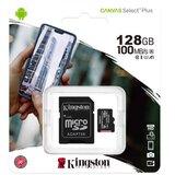 Kingston Memorijska kartica select plus micro sd 128gb class 10 uhs u1 100mb/s sa adapterom ( SD5149 ) Cene