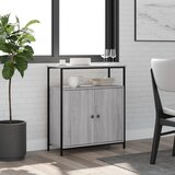 vidaXL Komoda siva sonoma 70x30x80 cm inženirski les Cene