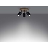  Stropna svetilka VERDO 3P črna, (21347778) | Shoptok.si