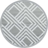 Vanjski tepih sivi Ø 160 cm PP | shoptok.hr