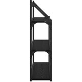  Polica na zidu Crni hrast 60 x 21 x 78,5 cm Konstruirano drvo | Eponuda.com