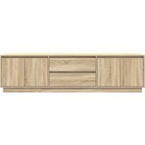 vidaXL TV ormarić s LED svjetlima boja hrasta sonome 193,5x41x50 cm | shoptok.hr