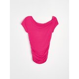 Sinsay Viskozna bluza sa naboraima sa strane | shoptok.hr