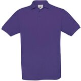  MAJICA KRATKI RUKAVI B&C SAFRAN POLO 180G LJUBIČASTA S-EOL!! | Shoptok.si