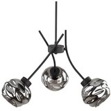  Luster na sajli ZULIA 3xE27/15W/230V crna/dimljena crna | Eponuda.com