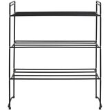 House Nordic Crni metalni stalak za cipele Swansea – | shoptok.hr