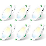 ALUSSO 6x 95 mm LED vgradni reflektorji s 3 barvnimi temparaturami - 5W Cene