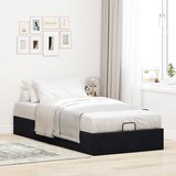  Otomanski okvir kreveta bez madraca crni 100x200 cm baršunasti | shoptok.hr