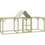 vidaXL Kokošinjac 300 x 100 x 150 cm od impregnirane masivne borovine | shoptok.hr