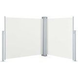 Maison Chic Zložljiva stranska tenda - Senčniki krem 120x600 cm, (22039382) Cene