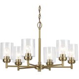  Kichler KL-WINSLOW6-NBR - Luster na lancu WINSLOW 6xE27/60W/230V mesing | Eponuda.com