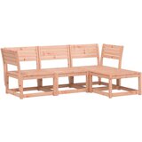  The Living Store Vrtna sedežna garnitura 4-delna trden les douglas - Vrtna Sedežna Garnitura, (21451008) | Shoptok.si