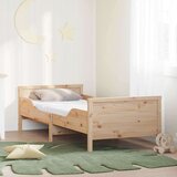 vidaXL Vzmetnica iz pene Bela 80 x 200 cm blago Cene