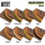 Green Stuff World Grass Tuft Strips 12mm Dry Green | Trake trave 12mm suvo zelene | Eponuda.com