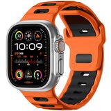 INF Eleganten silikonski pašček za Apple Watch Series 1-10 Orange, (5000079126) | Shoptok.si