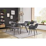 CARRYHOME Jedilna miza , siva | Shoptok.si