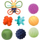  Set mekanih senzornih loptica za igru sa leptirom - 8 elemenata | shoptok.hr