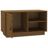 TV ormarić smeđa boja meda 70 x 34 x 40 cm od masivne borovine | Eponuda.com