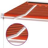  Automatska tenda sa senzorom LED 600 x 300 cm narančasto-smeđa | shoptok.hr
