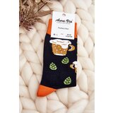 Aura.via Men's Socks with Beer Patterns Black | Shoptok.si