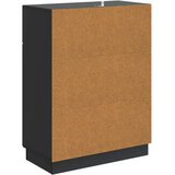  Strani šal s predalom Črna 66 x 34,5 x 87 cm Inženirski les, (5000217472) | Shoptok.si