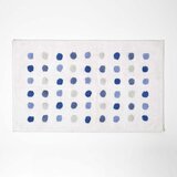 HOMESCAPES kopalniška preproga modra pois, 50 x 80 c, (5000161077) | Shoptok.si