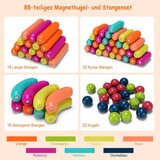  Edukativni magnetski konstrukcijski set od visokokvalitetnog ABS materijala, prikladan za djecu - šaren. | shoptok.hr