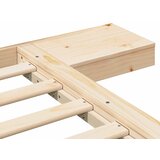  Krevetna konstrukcija Smeđa 100 x 200 cm boja drva | shoptok.hr