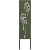 vidaXL Privatnost u vrtu Rezbarija Maslinovo zelena 32 x 140 cm - Maslinastozelena Šesterokut 32 x 140 cm | shoptok.hr