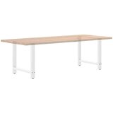  Noge za blagovaonski stol bijele 2 kom 80 x (72-73) cm čelik | shoptok.hr