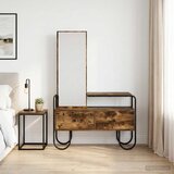  Toaletni stol s ladicama Dimljeni hrast 100 x 36,5 x 136 cm Cijene
