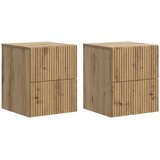  Stenski nočni omarici 2 pcs Artisan hrast 33 x 34,5 x 40 cm, (5000209739) | Shoptok.si