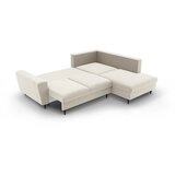 Cosmopolitan Design Bež baršunasti sklopiva/s prostorom za odlaganje kutna garnitura (s desnim kutom/u obliku slova L) Kyoto – | shoptok.hr