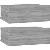 Viseći noćni ormarići 2 kom boja hrasta 40 x 30 x 15 cm drveni | shoptok.hr